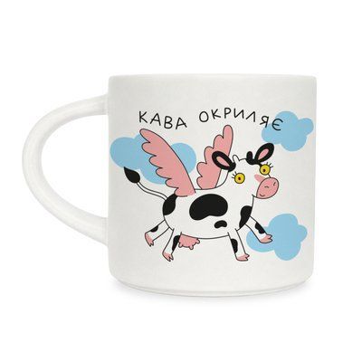 Чашка ORNER x Maliunok &laquo;Кава окриляє&raquo; maliu-0375 фото
